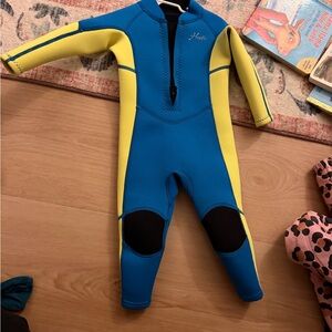 Hevto Blue and Yellow Kids One Piece